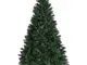 Albero di natale artificiale apertura ad ombrello decorazioni cm 180 210 230 270 folto alt...