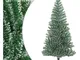 Vidaxl - Albero di Natale Artificiale con Neve Fioccata Verde 210 cm