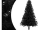 Vidaxl - Albero di Natale Artificiale Sottile con Base Nero 150 cm pvc