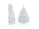  Albero di Natale Artificiale Abete 150 cm Abete Argento Qualità Premium Fedele ai dettagl...