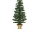 Albero di Natale Artificiale H120 cm 140 Rami con Luci led Verde