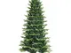 Albero di Natale Artificiale in Plastica pvc, Inodore, Abete di Natale, Supporto in Metall...