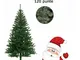 Albero di natale artificiale pino natalizio 120 Punte 90 cm verde sintetico