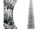 vidaXL Albero di Natale Sottile con Base e Neve Floccata 270 cm PVC