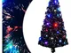 Albero di Natale Artificiale Supporto,Albero effetto Realistico,Albero artificiale/LED 150...