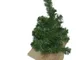 Albero di natale con base juta h 50 cm