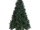 Albero di natale folto con tronco in legno vero pieno verde cm180 210 230 270new decorazio...