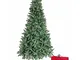 We Home - Albero di Natale Folto Verde Effetto Realistico 120 cm con Borsa