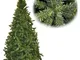 Lupex Shop - Albero di Natale Pino Imperatore, verde folto, 540 punte, in pcv, interno ed...