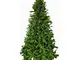 Albero di natale IN PE silicone verde abete artificiale cm 210 o 240 apertura ad ombrello...