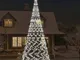 Torana - Albero di Natale Pennone Bianco Freddo 3000 led 800 cm