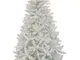 ALBERO di Natale STANDARD Colore BIANCO 150 cm  420 Rami