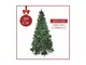 Albero di Natale Standard Verde 210 cm 1000 Rami Automatici Base 134 cm