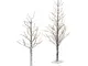 Albero tronco e rami innevati con luci led h. 120 cm - 114 luci led