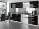Hucoco - alto Cucina Componibile Lineare Componibile l 180 cm 6 pz Piano di lavoro incluso...