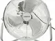 Ventilatore pavimento gs Testato da tüv Süd 3 livelli di velocità Argento - Bianco - Arebo...