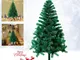 Albero di Natale Artificiale Albero di Natale Deco Albero di Natale con Supporto in Metall...