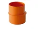 Aumento Eccentrico Pvc Maggiorazione Rosso, Arancio , Acqua Fogna - Varie Misure ø 100x125...