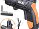 Avvitatore Mini Cacciavite Elettrico Cordless Trapano a Batteria 10 Punte e led