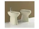 Bagno Expert - Sanitari Donatello New scarico terra cm. 49x39 con sedile in - Champagne