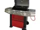 Barbecue a gas master cook rosso