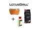 Barbecue Arancio xl con Batterie e Cavo di Alimentazione usb + 1Kg di Carbonella di Faggio...