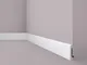 Battiscopa  FD1 wallstyl Noel Marquet modanatura tipo stucco design moderno bianco 2 m - b...