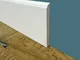 Eternalparquet - battiscopa zoccolino firenze in fibra di legno compatta 120X12 bianco