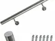 HM004-190 Corrimano scala 190cm, corrimano in acciaio inox diametro 42mm, per uso interno...