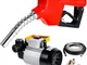 Pompa autoadescante per bio diesel e olio combustibile 230V 550W 60l/min Pistola di trasfe...
