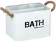  - Organizzatore Bagno Gara, Scatola di immagazzinaggio con 4 scomparti, Maniglia intrecci...