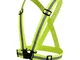 Stickerslab - Bretelle giubbetto universale alta visibilità per corsa ciclismo monopattino...