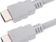 Cablemarkt - Cavo hdmi 2.1 Ultra hd 8K bianco 0.5m maschio a maschio