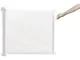 Cancelletto bimbi deluxe retrattile in pvc 130x89h cm bianco - King Home