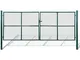 Cancello a Rete per Giardino 415 x 200 cm / 400 x 150 cm - Verde - Vidaxl