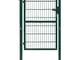 Cancello Staccionata 2D (Singolo) Verde 106 x 230 cm - Verde - Vidaxl