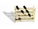 Cantinetta portabottiglie 28 posti 75 x 26 x 80 cm