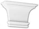 Capitello pilastro 121003 Profhome elemento decorativo stile dorico bianco - bianco