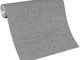 Bricoflor - Carta da parati tnt in tinta unita grigio per la camera da letto con effetto t...