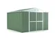 Notek - Box lamiera giardino casetta attrezzi in Acciaio Zincato 327x307cm x h2.15m - 145K...