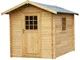Casetta in legno da giardino 214x310 cm 7mq blockhaus 25 mm mod.PISA. Ideale per protegger...