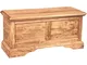 Cassapanca legno vintage 100x38x48 cm panca legno di tiglio panca contenitore cassa panca...