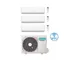  - Climatizzatore Condizionatore Hi Comfort Wifi R32 Trial Split Inverter 7000 + 7000 + 90...