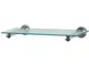 Collezione Spirella Sidney, Shelf 60x15.5, inossidabile e porcellana metallo cromato, bian...