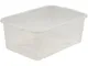 Contenitore, Plastica resistente (pp), 4,5 l, 30 x 20 x 11 cm, Wilma, Nature/Trasparente