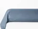 Atmosphera - Coperta per bolster blu tempesta 85x185cm créateur d'intérieur - Blu tempesto...