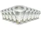 Set di 10 lampadine led E27 PAR20 7W Eq 50W Température de Couleur: Blanc neutre 4000K