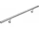 Corrimano acciaio inox V2A ringhiera scale gradini ingressi giardini 80-600cm 100cm (de)