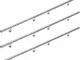 Corrimano acciaio inox V2A ringhiera scale gradini ingressi giardini 80-600cm 600cm (de)
