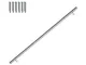 Corrimano in acciaio inox V2A supporto per traversino a parete corrimano per scale manigli...